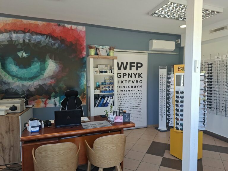 badanie wzroku olawa chrobrego tablica pomiarowa