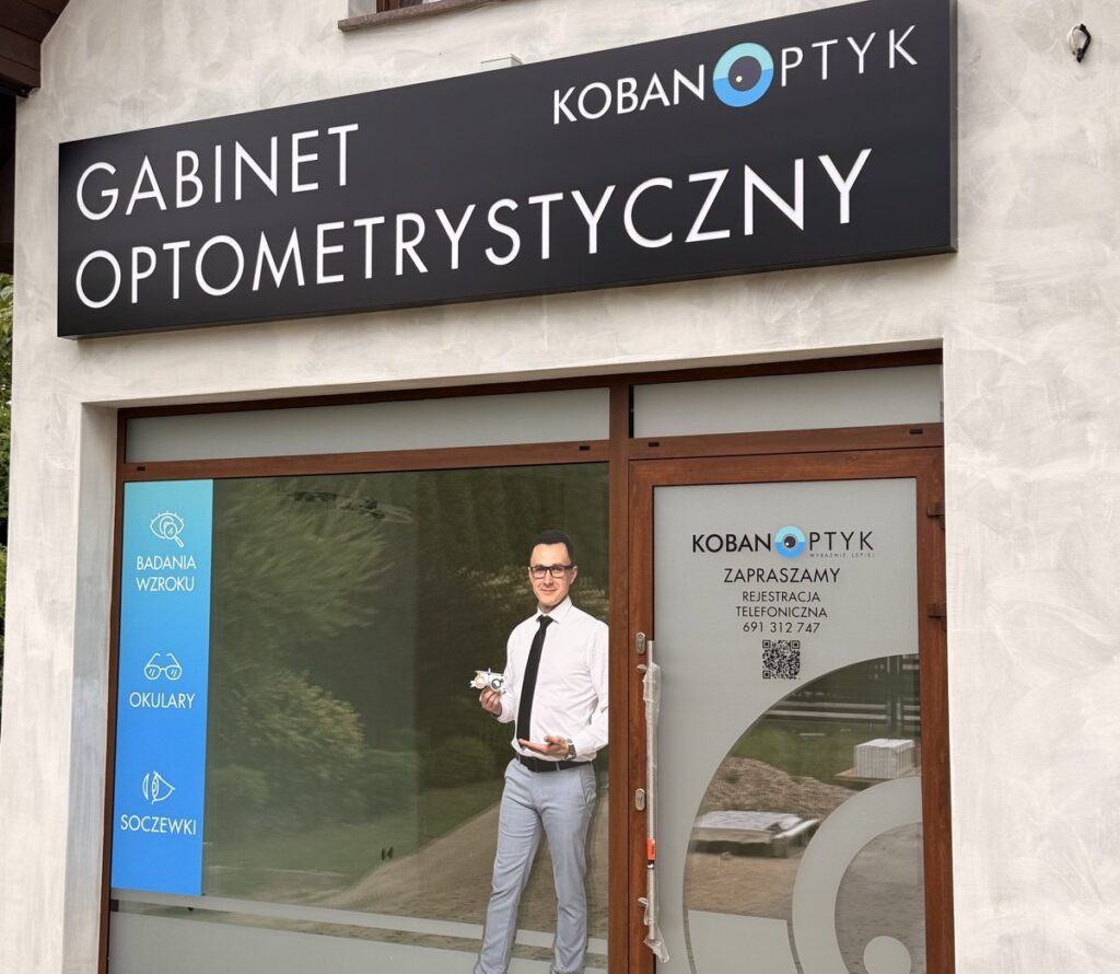 Gabinet KOBAN OPTYK w Jelczu-Laskowicach przy Cichej 43
