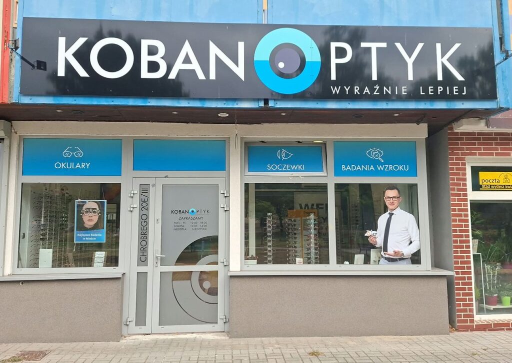 Salon KOBAN OPTYK w Oławie przy Chrobrego 20E/III