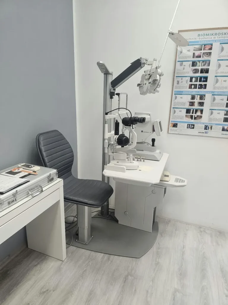 Oferta Fotel i sprzęt w gabinecie optometrycznym KOBAN OPTYK